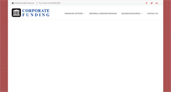 Desktop Screenshot of corporatefunding.com